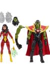 Hasbro Marvel Legends Series Skrull Queen and Super-Skrull, 6 Inch