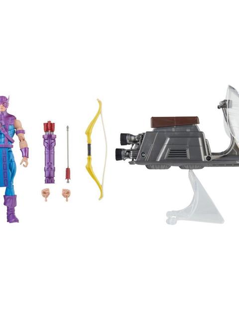 Hasbro Marvel Legends Series Hawkeye with Sky-Cycle Avengers 60th Anniversary 6 Inch