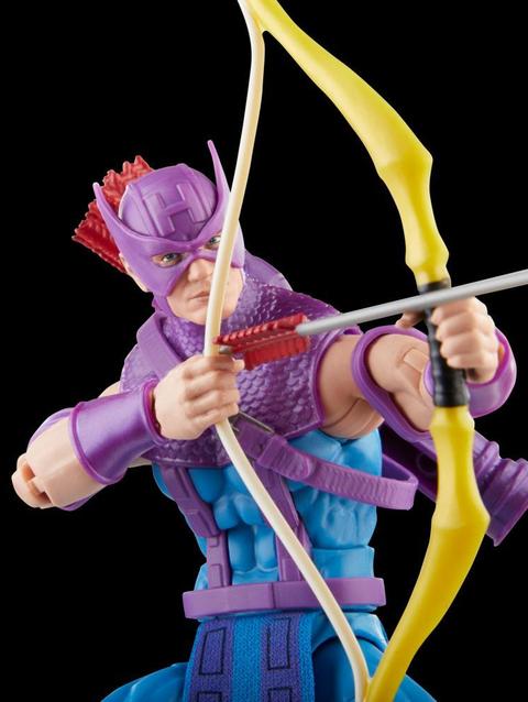 Hasbro Marvel Legends Series Hawkeye with Sky-Cycle Avengers 60th Anniversary 6 Inch