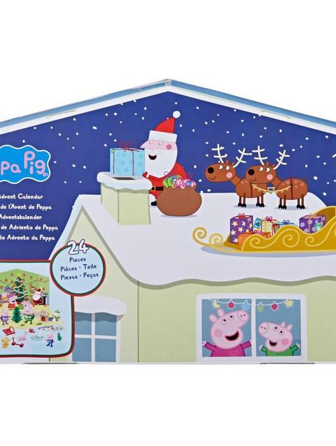 Peppa Pig Advent Calendar with 24 Surprise Toys and Stickers, Preschool Toys