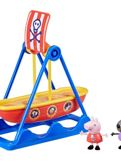 Peppa Pig Toys Peppa's Pirate Ride Playset with 2 Peppa Pig Figures, Preschool Toys