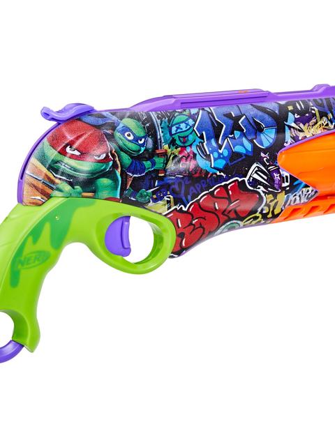 Nerf Teenage Mutant Ninja Turtles Blaster, 10 Nerf Elite Darts, Gifts for 8 Year Old Boys & Girls & Up