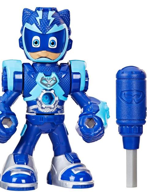 PJ Masks Power Heroes Buildable Heroes, Catboy Preschool Superhero Toy for Boys and Girls