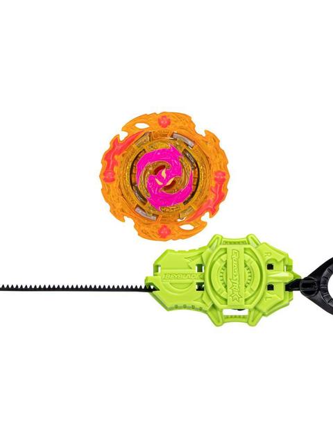 Beyblade Burst QuadStrike Flame Pandora Everlasting P8 Starter Pack, Spin Top and Launcher