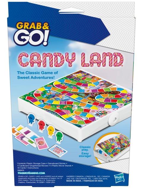 Candy Land Grab and Go Game for Ages 3 and Up, Travel Game