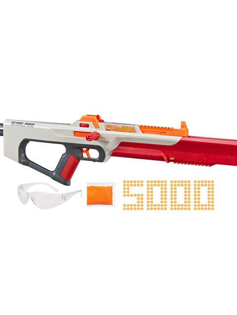 Nerf Pro Gelfire Ghost Blaster, Boost Barrel, 5000 Gel Rounds, Eyewear