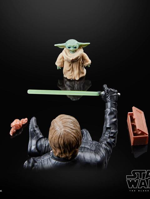 Star Wars The Black Series Luke Skywalker & Grogu Star Wars Action Figures (6”) 2-Pack