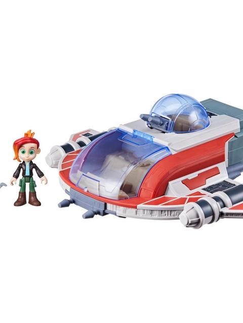 Star Wars The Crimson Firehawk Ship & Action Figures, Star Wars Toys, Preschool Toys (17")