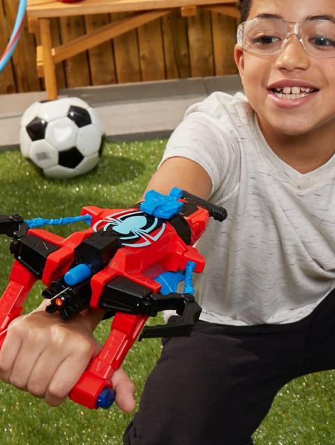 Marvel Spider-Man NERF Strike 'N Splash Blaster, 2-in-1 Feature, Super Hero Toys, Marvel Toys