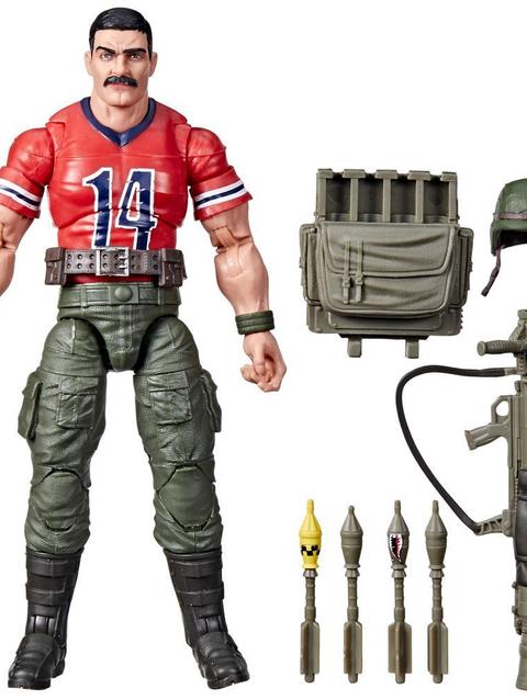 G.I. Joe Classified Series David L. "Bazooka" Katzenbogen Action Figure 62 Collectible Toy, Accessories, Custom Package Art