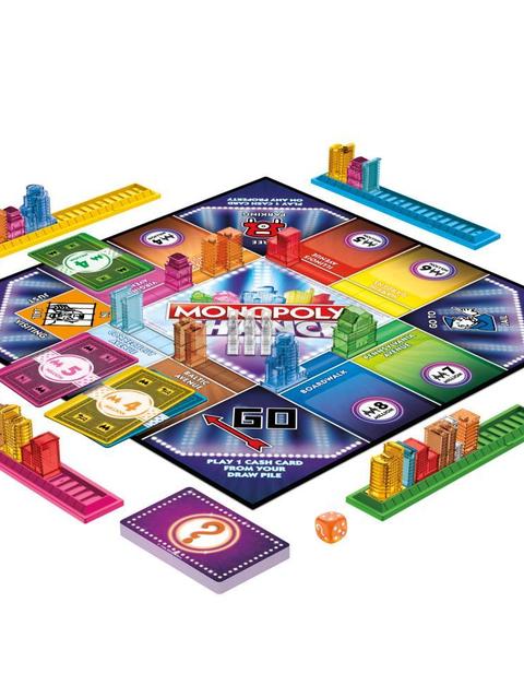 Monopoly Chance Board Game, Fast-Paced Monopoly Game, 20 Min. Average, Ages 8+