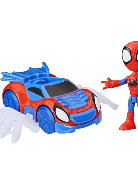 Marvel Spidey and His Amazing Friends Web Crawler Set, Spidey Action Figure, Vehicle, and Accessory