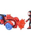 Marvel Spidey and His Amazing Friends Miles Morales: Spider-Man Set, Action Figure, Vehicle, and Accessory