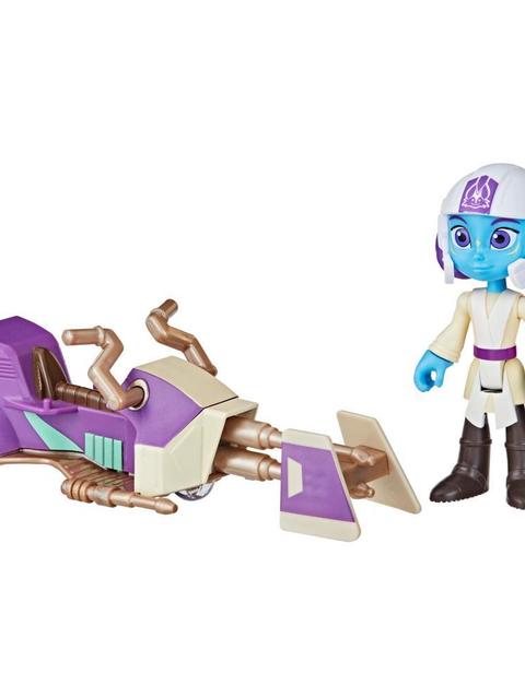 Star Wars Lys Solay Figure & Speeder Bike, Star Wars Toys, Preschool Toys (4"-Scale)