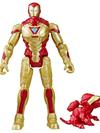 Marvel Mech Strike Mechasaurs Iron Man Action Figure, with Weapon Accessory (4")