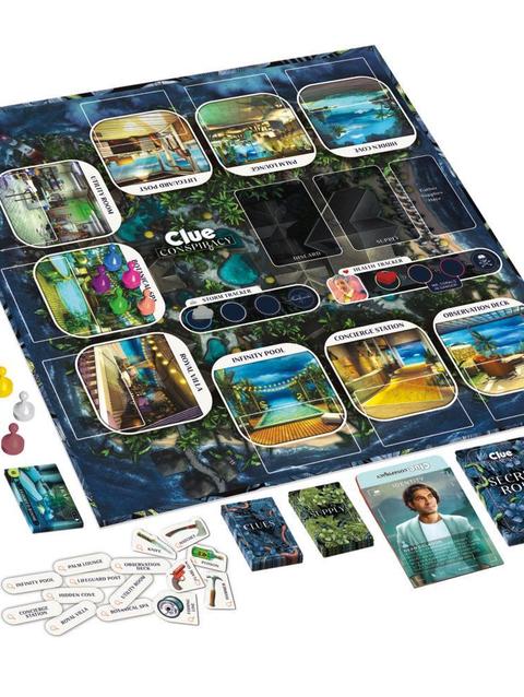 Clue Conspiracy Board Game, Secret Role Games for 4-10 Players, Mystery Games, Ages 14+