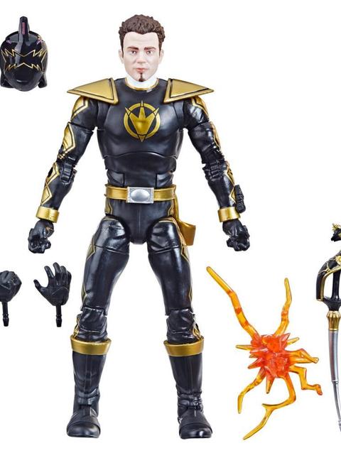 Power Rangers Lightning Collection Dino Thunder Black Ranger 6-Inch Premium Collectible Action Figure Toy, Accessories