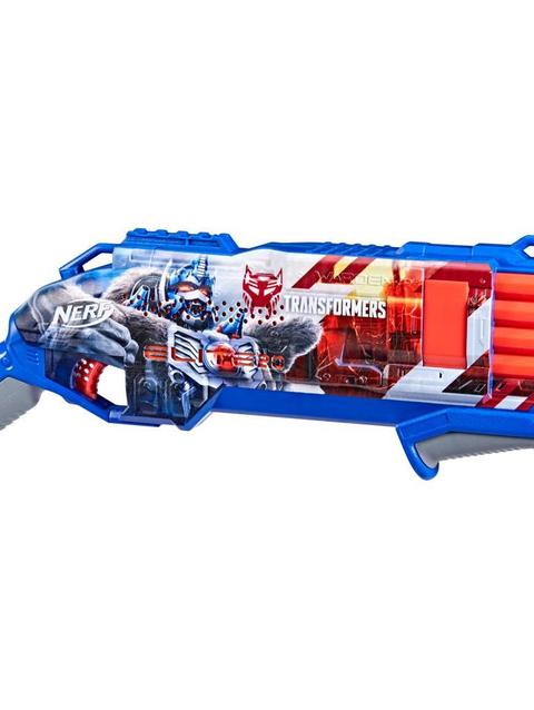 Nerf Transformers Optimus Primal Dart Blaster, 16 Nerf Elite Darts, Gifts for 8 Year Old Boys & Girls & Up