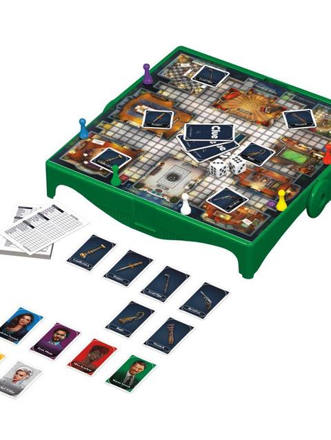 Clue Grab and Go Game for Ages 8 and Up, Portable Game for 3-6 Players, Travel Game