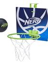 Nerf Nerfoop – The Classic Mini Foam Basketball and Hoop -- Hooks On Doors -- Indoor and Outdoor Play