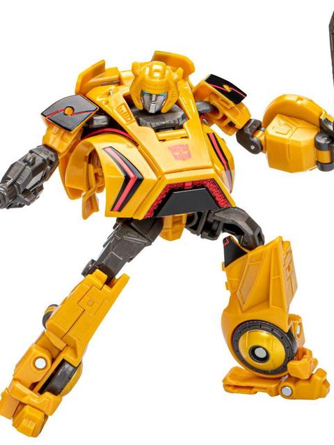 Transformers Studio Series Deluxe 01 Gamer Edition Bumblebee Converting Action Figure (4.5”)