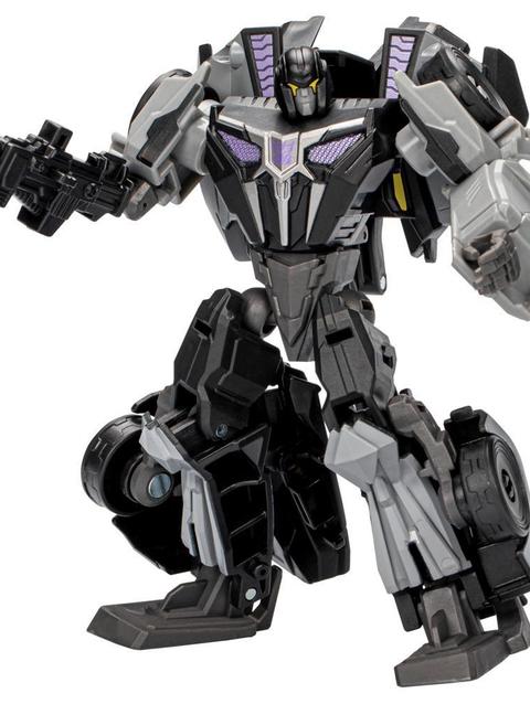 Transformers Studio Series Deluxe 02 Gamer Edition Barricade Converting Action Figure (4.5”)