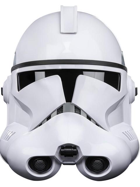 Star Wars The Black Series Phase II Clone Trooper Premium Electronic Helmet, The Clone Wars Collectible, Ages 14 and Up