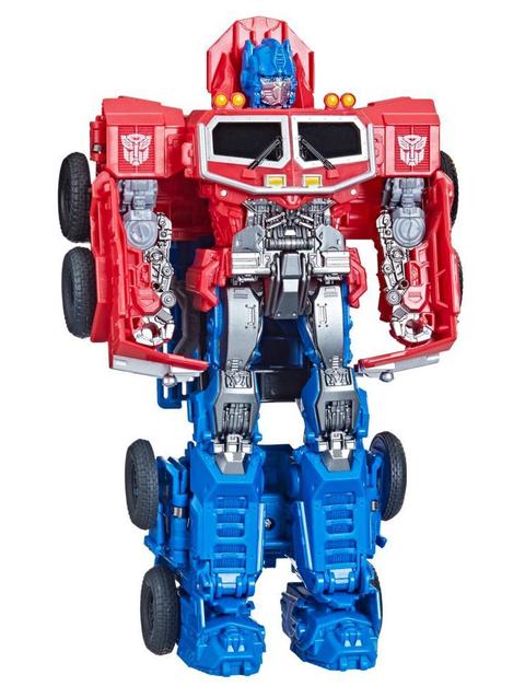 Transformers Toys Transformers: Rise of the Beasts Movie, Smash Changer Optimus Prime Action Figure - Ages 6 and up, 9-inch