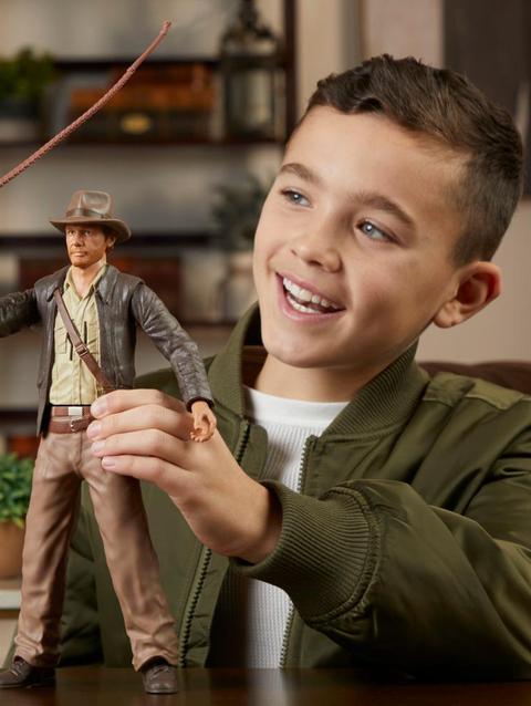 Indiana Jones Whip-Action Indy Indiana Jones Action Figure with Sounds & Phrases (12”)